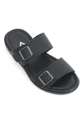 STRIDE FLEX MEN'S SSANDALS-BLACK