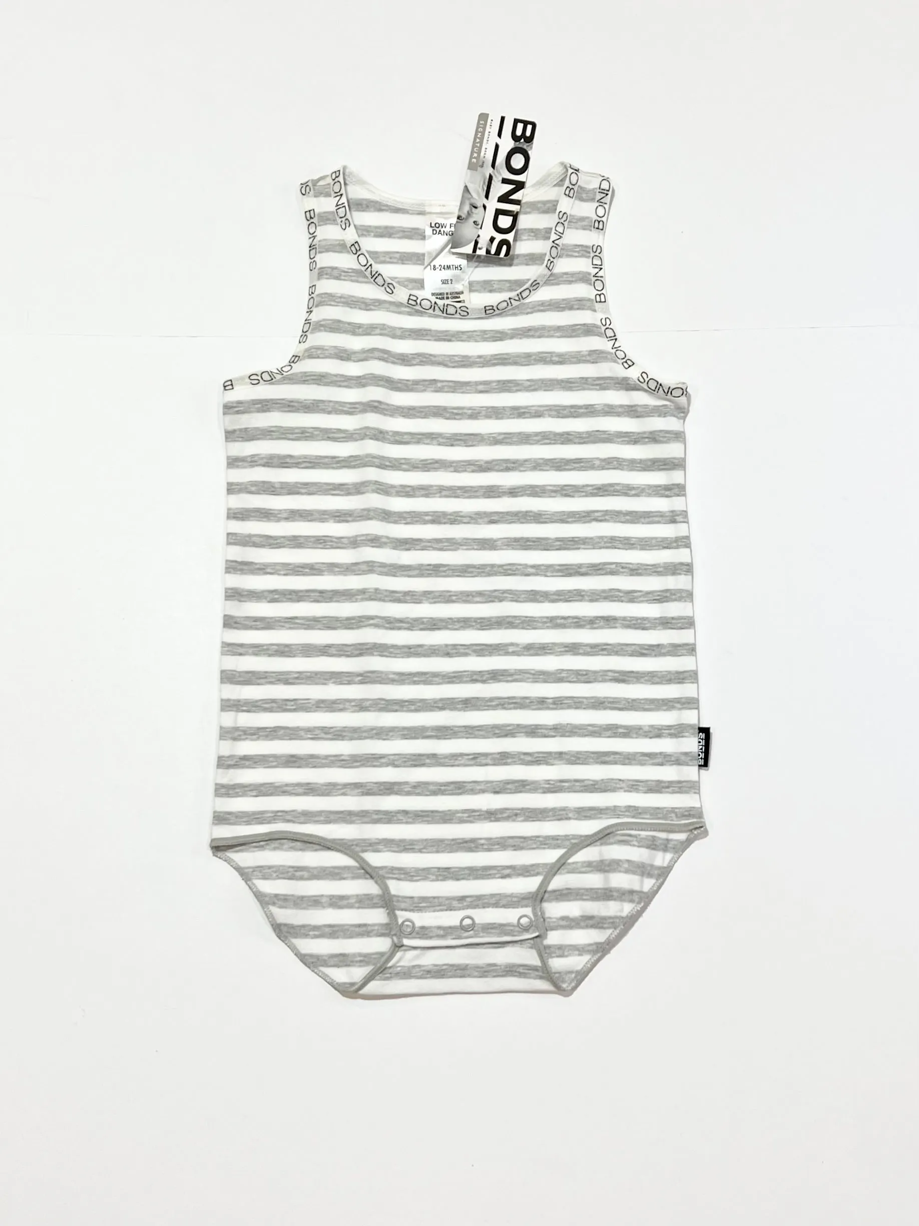 Striped bodysuit brand new - Size 2