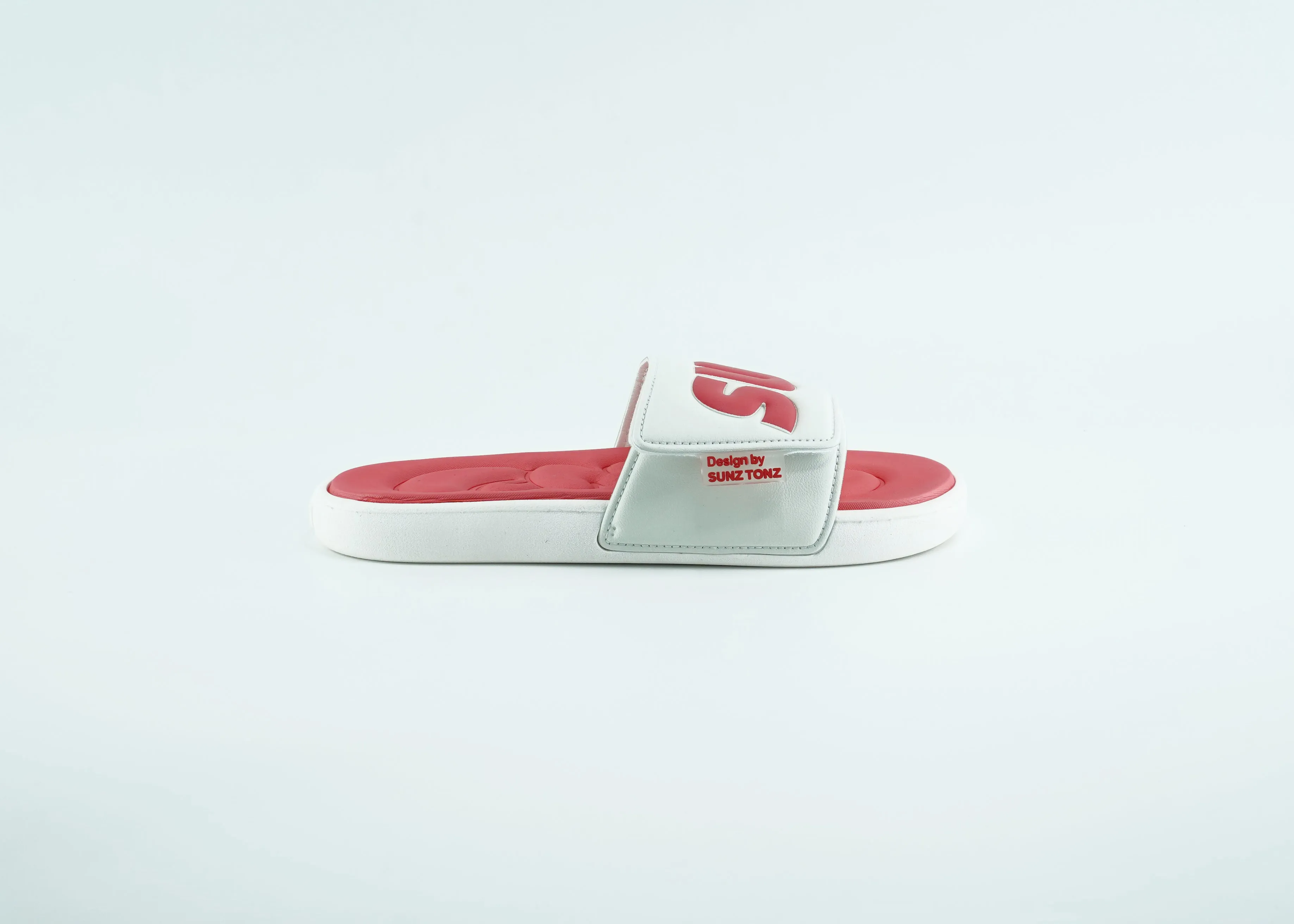 Suns Tonz slides for men in red and white