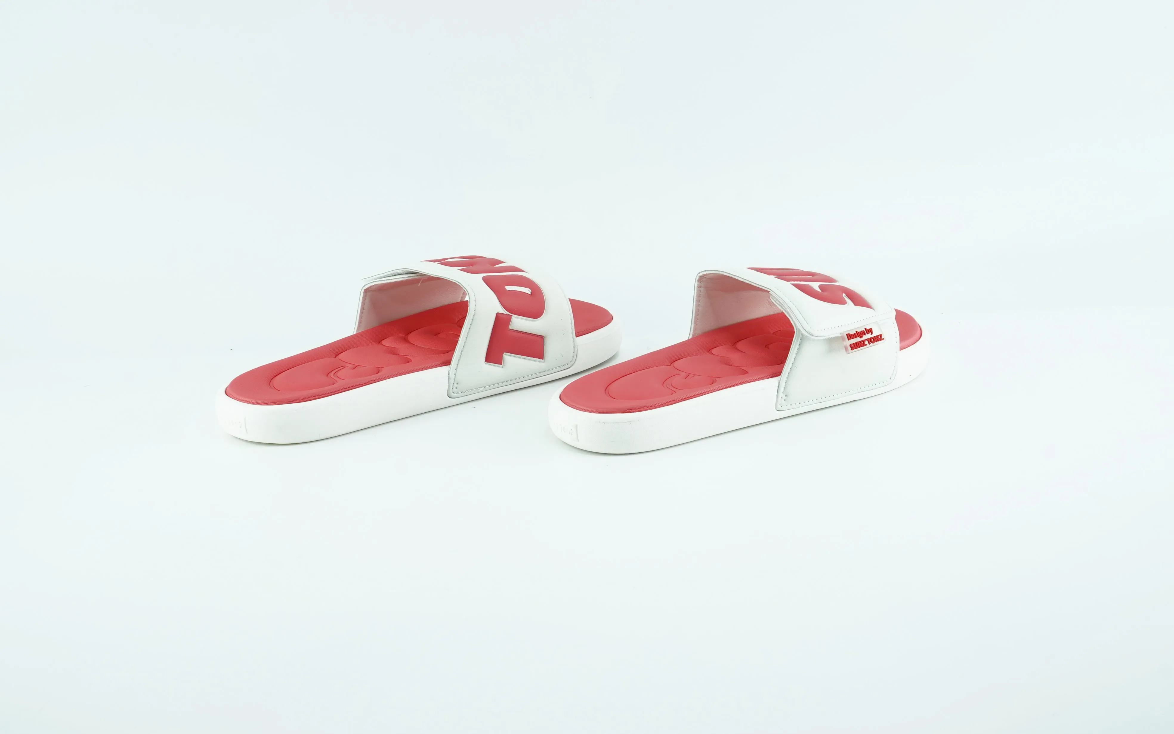 Suns Tonz slides for men in red and white