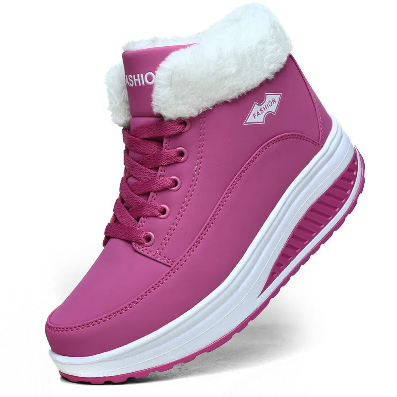 Thick-soled cotton shoes | Brodtica.com
