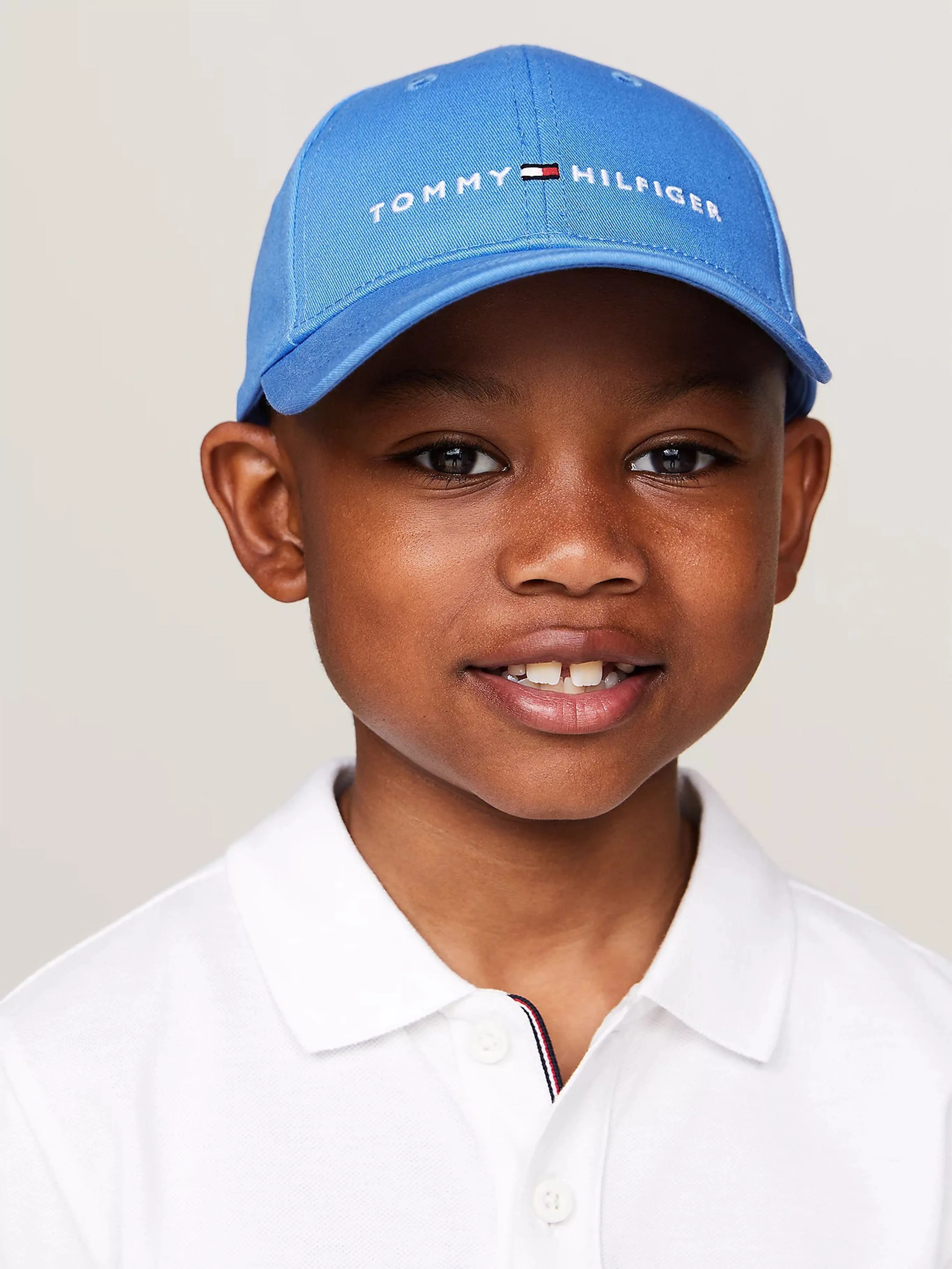 Tommy Hilfiger Kids Essential Logo Cap in Blue