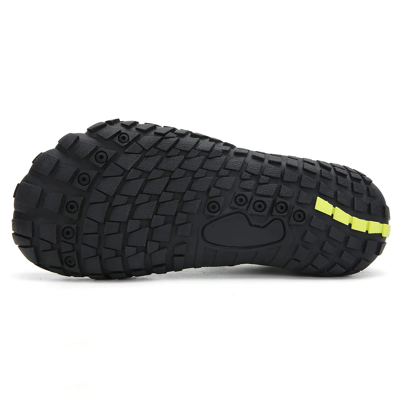 UBFEN Water Shoes for Kids Boys Girls Aqua Socks Barefoot Beach Sports Swim Pool Quick Dry Lightweight Toddler Little Big Kid A Black Green 8 Big Kid