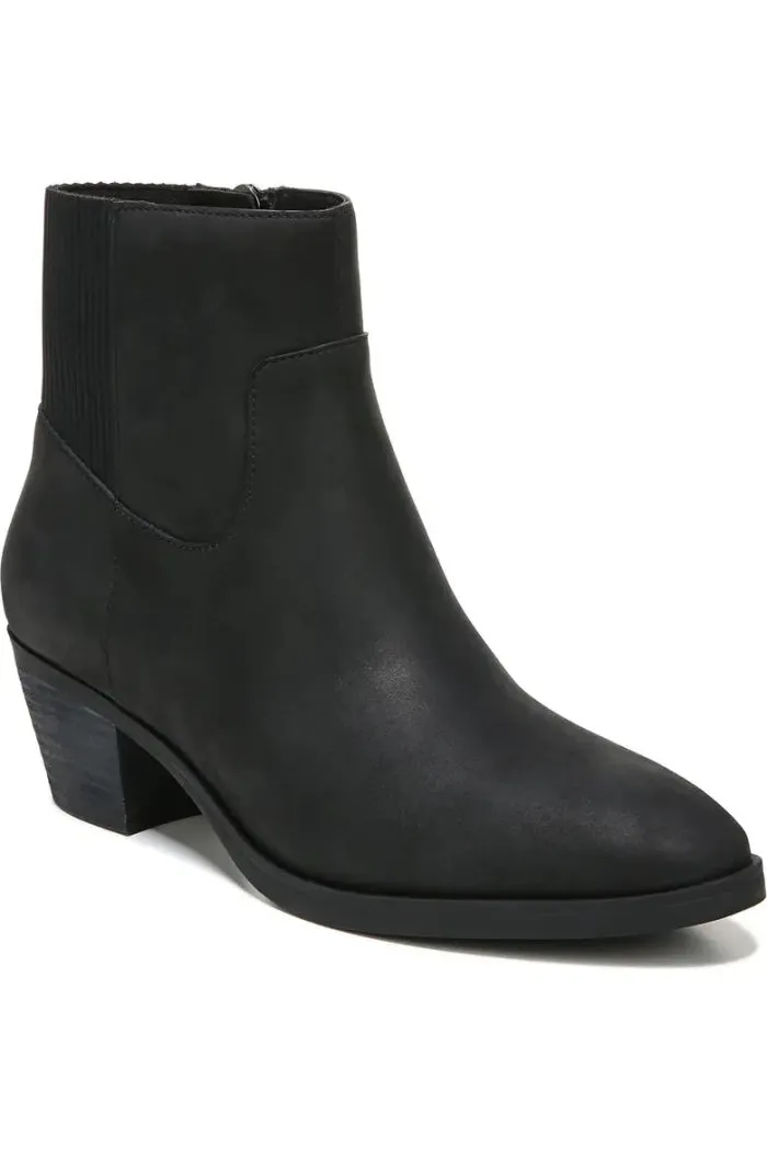 Women's Vionic Shantelle Boots in Oiled Black Nubuck